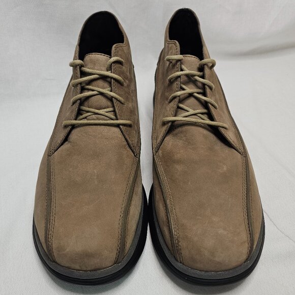 Merrell Topo Rail Chukka Boots Brown Tan Leather Shoes Lace Up Men\'s Size 10.5